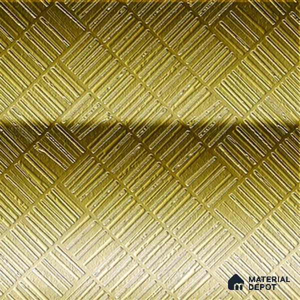 Highlighter Tiles  Tile TL 07255 C Roxy 8001 GLM (Gold) 1 ft x 1 ft Ceramic Matte Finish - 9 mm  | 2 mm Spacer is Mandatory (Sample)